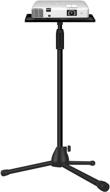 🎥 height adjustable laptop projector tripod stand up to 57 inches with carry bag - universal floor stand for webcam, small camera, tray, projector, gopro logo