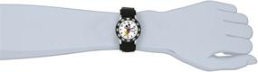 img 1 attached to 🕰️ Disney Kids' W000233 'Mickey Mouse' Stainless Steel Time Teacher Watch - Fun and Educational!