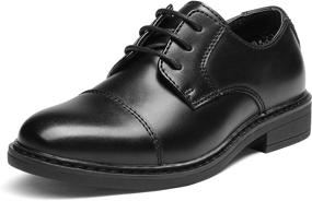 img 4 attached to 👞 Stylish Bruno Marc Boy's Dress Oxford Shoes for Formal Occasions