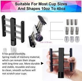 img 1 attached to 🛠️ Cup Turner Accessory Kit for Crafts Tumbler - Enhance Your Tumbler Crafting with Universal Compatibility and Efficient Cup Gripper Inserts (Small)