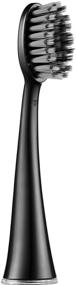 img 1 attached to 🪥 Upgrade Your Burst Electric Toothbrush with Charcoal Soft Bristles: Replacement Brush Heads (4 Count, Black)