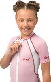 img 1 attached to 🩴 Cressi Kids Short Sleeve Neoprene Swimsuit (1.5mm) | Boys and Girls Aged 2-10 | Designed in Italy