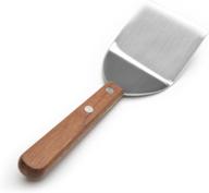 fox run stainless steel and wood cookie/brownie spatula - 2.25 x 7 inches logo