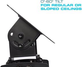 img 1 attached to 🔦 QualGear PRB-717-Blk Ceiling Mount Projector Accessory: Premium Black Mount for Enhanced Projection Experience