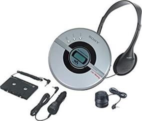 img 1 attached to 🎧 Sony D-EJ106CK Walkman CD Player with Car Kit - Portable and Stylish Silver Design