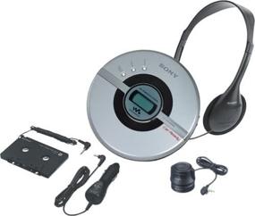 img 4 attached to 🎧 Sony D-EJ106CK Walkman CD Player with Car Kit - Portable and Stylish Silver Design