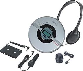 img 3 attached to 🎧 Sony D-EJ106CK Walkman CD Player with Car Kit - Portable and Stylish Silver Design
