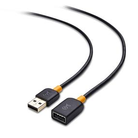 img 2 attached to 🔌 Кабель Cable Matters 3-Pack короткий USB-удлинитель - USB-удлинительный кабель 3 фута мужской на женский