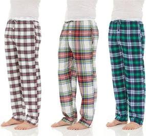 img 4 attached to DARESAY Super Soft Flannel Bottoms Pockets Men's Clothing in Sleep & Lounge