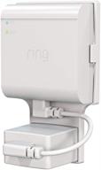 convenient outlet mount for ring bridge: easy installation & space-saving wall holder with short cable - 1 pack logo