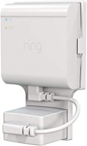 img 4 attached to Convenient Outlet Mount for Ring Bridge: Easy Installation & Space-Saving Wall Holder with Short Cable - 1 Pack