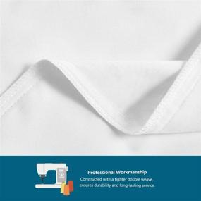 img 1 attached to 😴 CozyLux 100% Organic Bamboo Pillowcases Set of 2 King Size - Cooling Soft Silky Pillow Cases for Enhanced Sleep - Moisture Wicking & Oeko-Tex Certified - Envelope Closure - White 20"x40