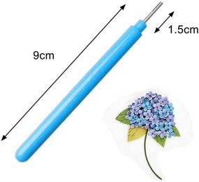 img 2 attached to 🎨 SUMAJU Set of 4 Slotted Paper Quilling Tools, Vibrant Paper Flower Quilling Tools for Rolling and Curling, Perfect for Art Crafts, DIY Paper Cardmaking Projects