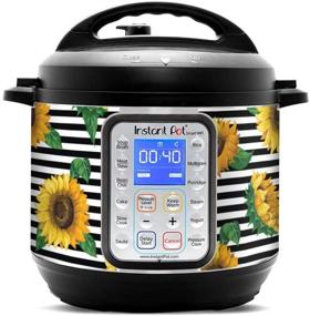 img 4 attached to 🌻 Enhance Your InstaPot Smart WiFi: KRAFT'D Sunflower Wrap for Instant Pot Accessories 6 Quart