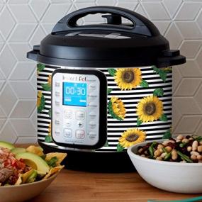 img 3 attached to 🌻 Enhance Your InstaPot Smart WiFi: KRAFT'D Sunflower Wrap for Instant Pot Accessories 6 Quart