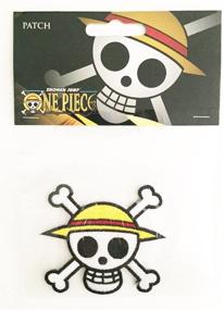 img 1 attached to Stylish One Piece: Skull Anime Patch - Perfect for Anime Fans