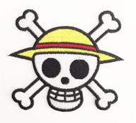 stylish one piece: skull anime patch - perfect for anime fans logo