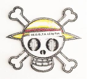 img 2 attached to Stylish One Piece: Skull Anime Patch - Perfect for Anime Fans