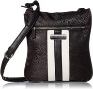 👜 nautica lakeside signature jacquard crossbody women's handbags & wallets: stylish and practical crossbody bag options logo
