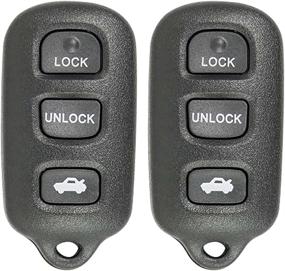 img 4 attached to 🔑 Брелок Keyless2Go вместо ключа Avalon FCC HYQ12BBX HYQ12BAN HYQ1512Y (2 штуки) - Беспрецедентное удобство для вашего автомобиля.