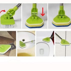 img 2 attached to 🚿 Shower and Bathroom Scrubber: Effective Bathtub and Kitchen Cleaner + Extendable Tile & Glass Brush