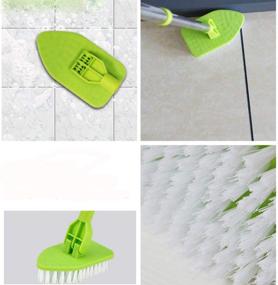 img 1 attached to 🚿 Shower and Bathroom Scrubber: Effective Bathtub and Kitchen Cleaner + Extendable Tile & Glass Brush