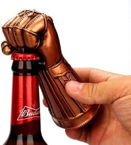 img 3 attached to 🍻 Ultimate Christmas Gift: Beer Bottle Opener Gloves for Beer Lovers, Perfect for Bar Parties, Ideal for Boyfriends and Fathers