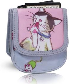 img 3 attached to 🐱 Taxi Wallet – Cats: A Compact Vegan Front Pocket Wallet for Men & Women, Ideal for Cards, Coins, Bills, and ID