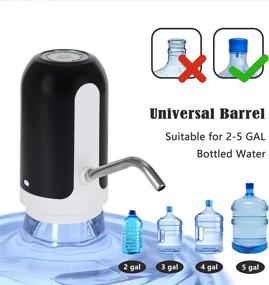 img 2 attached to USB Rechargeable 5 Gallon Water Bottle Pump with Auto Shut Off Feature