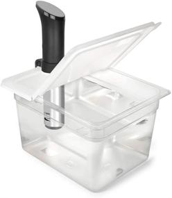 img 3 attached to 🔥 EVERIE Sous Vide Container 12 Quart EVC-12: Anova Nano & Instant Pot Compatible with Collapsible Hinged Lid