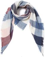 cashmere triangle blanket scarfs: stylish women's accessories, scarves & wraps logo