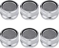 💧 6 pcs bathroom and kitchen faucet aerator parts: enhance water efficiency and reduce splash logo