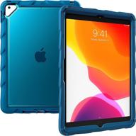 gumdrop cases apple ipad 8g/7g 10.2 inch (2021) clear hideaway case - heavy duty 📱 rugged protective tablet case for kids with 360° silicone and screen protector for 10.2 inch ipad (teal) logo