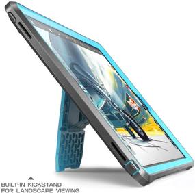 img 2 attached to 🦄 Premium SUPCASE Unicorn Beetle Pro Series Case for iPad 9.7 2018/2017 – Full Body Protection with Screen Protector – Blue