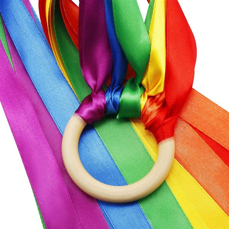 rainbow streamer learning educational birthday 로고