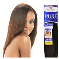 👩 pure yaky hair weave 18" - milkyway 100% human hair extensions #1 logo