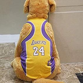 img 4 attached to 🐶 Cute Soft Vest Basketball Team Pet T-Shirt: Summer Apparel for Dogs - N/A Puppy Pet Clothes