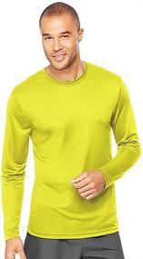 img 1 attached to 👕 Hanes DRI-Performance Long Sleeve T-Shirt XL Men's Clothing in T-Shirts & Tanks