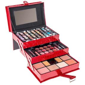 img 3 attached to 💄 SHANY All-Inclusive Makeup Kit (Eyeshadows, Blushes, Powder, Lipstick & More) - Exclusive Holiday Edition