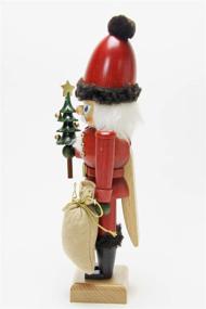 img 3 attached to 🎅 German Erzgebirge Nutcracker Santa Claus - 30.0 cm / 12 inches - Authentic Christian Ulbricht German Christmas Nutcrackers