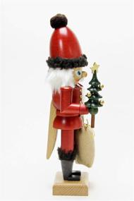 img 2 attached to 🎅 German Erzgebirge Nutcracker Santa Claus - 30.0 cm / 12 inches - Authentic Christian Ulbricht German Christmas Nutcrackers