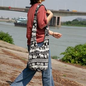 img 3 attached to Stylish Ethnic Crossbody Shoulder Handbags & Wallets: Perfect for Travelers and Everyday Use