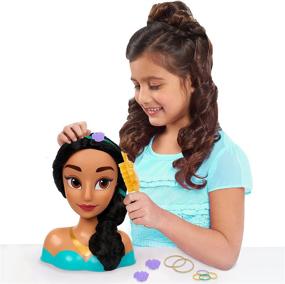 img 3 attached to 👑 Кукла-голова Дисней Принцесса Жасмин: Сияй и стилизуй волшебную Жасмин!
