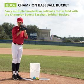 img 2 attached to Champion Sports BUC6 Baseball Bucket