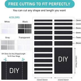 img 3 attached to 152-Piece Invisible Ring Size Adjuster Set - Tighten Loose Rings, Prevent Slipping Off - Ring Sizer, Jewelry Guard, Spacer for Smaller Rings - Enhance Ring Fit & Security