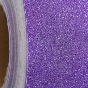 img 4 attached to 🎨 Threadart Purple Glitter Self Adhesive Vinyl Roll - 12in x 9ft, 12" Wide - Ideal for Glass, Plastic, Metal & More - Compatible with Cricut Cameo - Includes 3 Yard Roll and High-Tack Transfer Paper