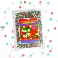 floral christmas pearl water beads by big mo's toys - red, green, and white gel balls for vase or candle centerpiece fillers logo