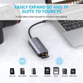 img 1 attached to 🔌 IFLYOUNG USB C to HDMI 4K 3.0 MacBook Pro Adapter: Ultimate 6-in-1 Docking Station