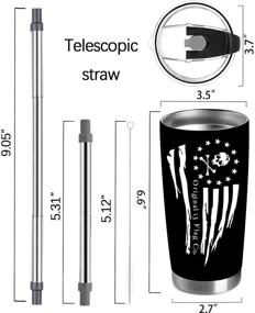 img 1 attached to Дорожная соломинка из нержавеющей стали American Tumbler