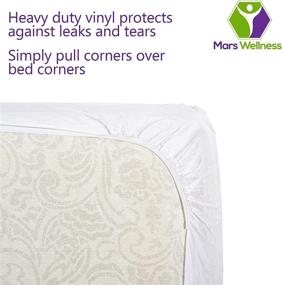 img 3 attached to Wellness Waterproof Vinyl Mattress Protector